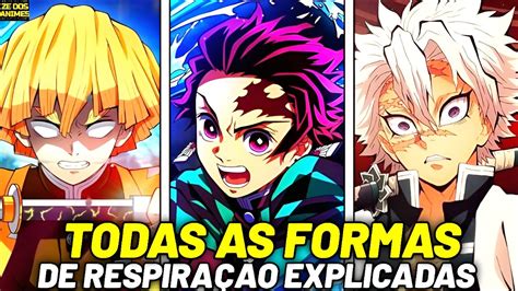 Todas As Respira Es De Demon Slayer E Suas Formas Explicadas