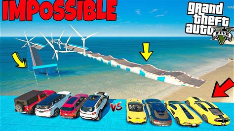 Gta Indian Cars Vs Supercars Impossible Bumps Ramp Challenge Youtube