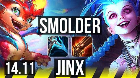 SMOLDER Twitch Vs JINX Nami ADC 18 1 4 Quadra Legendary TR