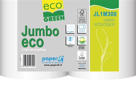 Carta Igienica Jumbo Eco Ecolabel Chemitec