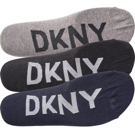 Buy Dkny Mens Mercer Three Pack Socks Blacknavygrey Marl