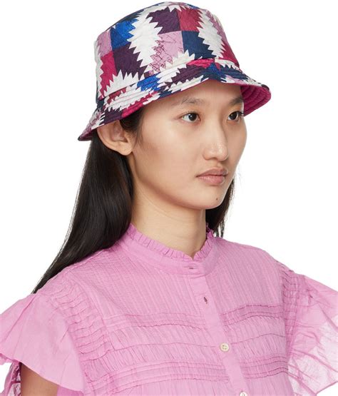 Isabel Marant Reversible Multicolor Haley Bucket Hat Isabel Marant