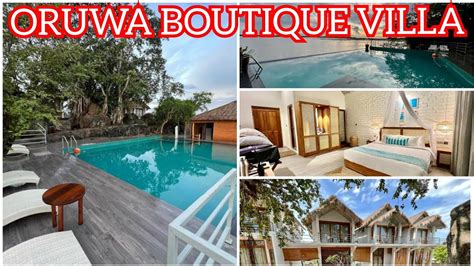 Oruwa Boutique Villa In Arugambay Srilanka Youtube