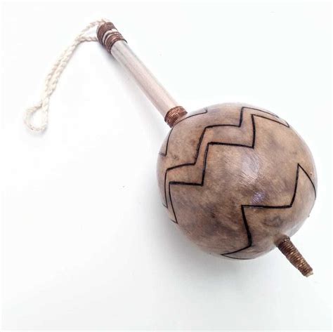 Maraca De Coit Ind Gena Instrumento Musical Umbanda R Em