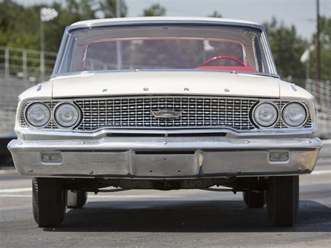 1963 Ford Galaxie 500 Factory Lightweight Drag Racing Race