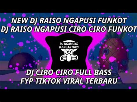 NEW DJ RAISO NGAPUSI FUNKOT DJ RAISO NGAPUSI CIRO CIRO FUNKOT DJ CIRO