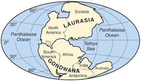 Gondwana – the name given to an ancient supercontinent, believed to ...