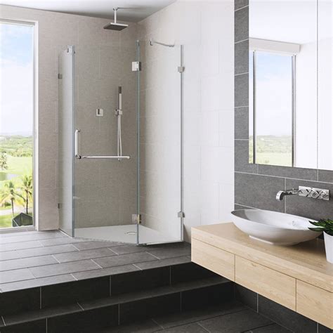 Vigo Piedmont 36 X 36 In Frameless Neo Angle Shower Enclosure With