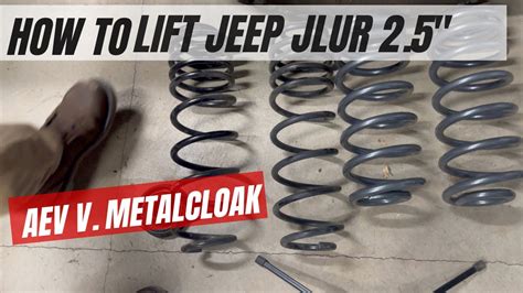 How To Install Lift Coils In A Jeep Wrangler JLUR AEV Replace