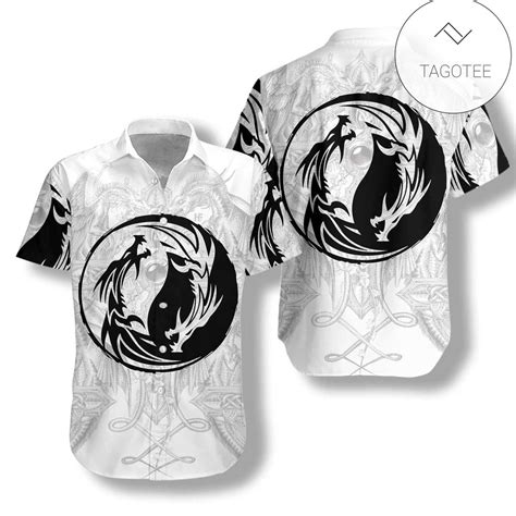 Yin Yang Dragon Hawaiian Shirt Cryptizen Is An Online Retailer Of