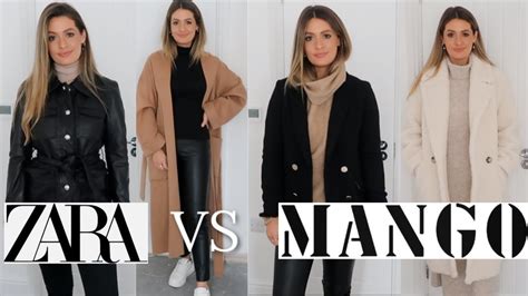 New In Zara Vs Mango Try On Haul Autumn Fall Winter Zara