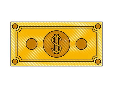 Ic Ne D Argent Du Dollar De Facture Illustration De Vecteur