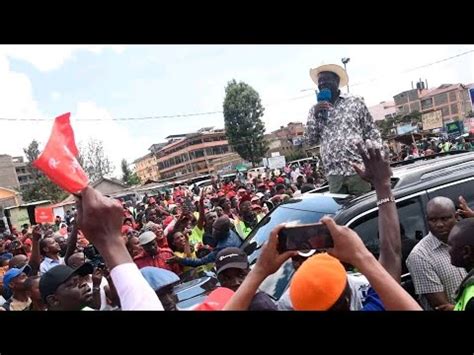 Raila Odinga Led Protest At Kamkunji Ground Nairobi Today YouTube