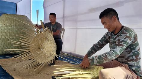 Artisans demonstrate weaving of bamboo basket | MorungExpress | morungexpress.com