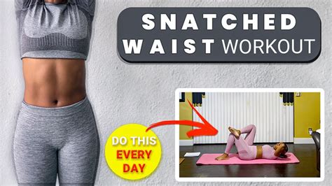 Get Snatched Waist Workout 7 Minutesday Youtube