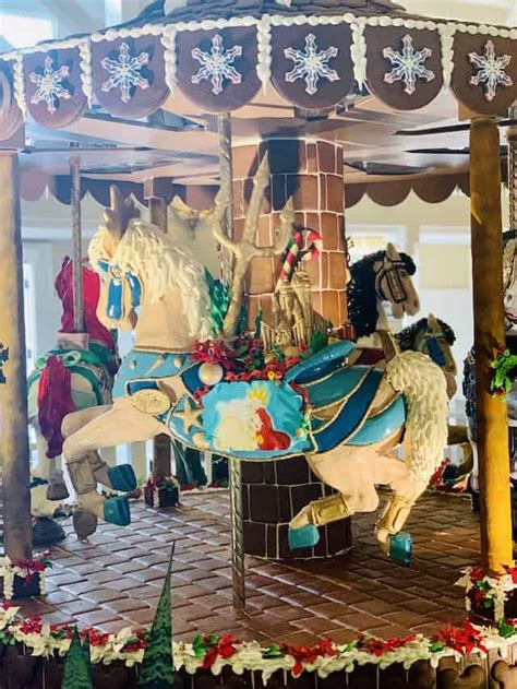 The Gingerbread Carousel Has Arrived At Disneys Beach Club