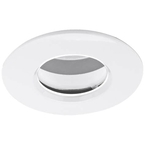 Aurora Lighting EDLM Pro IP65 50W Fixed GU10 Downlight With White Bezel