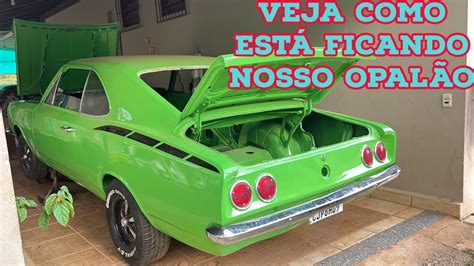 Veja Como Esta Ficando Nosso Opala Ss Verde Tigrado Youtube