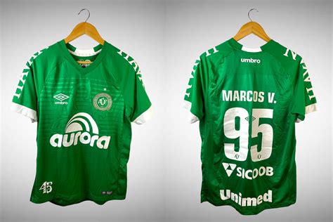 Chapecoense Primeira Camisa Tam M N Marcos V Brech Do Futebol