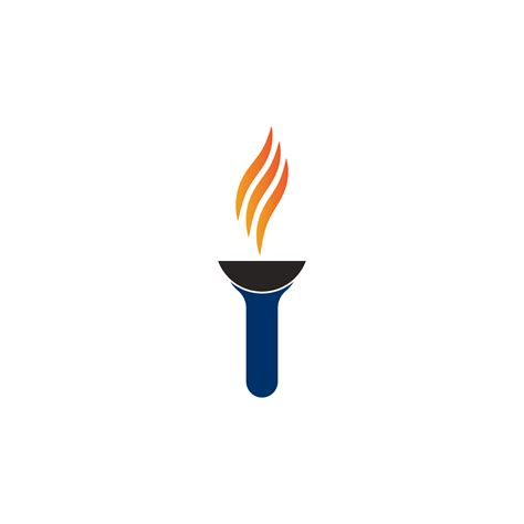 torch icon vector illustration symbol design. 10823003 Vector Art at ...