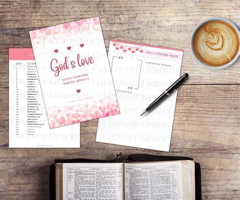 God S Love Day Scripture Writing Journal Etsy