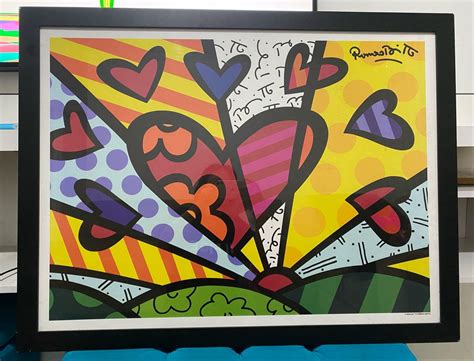 Quadro Romero Britto Item de Decoração Romero Britto Usado 80747028