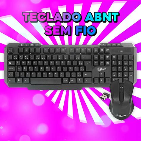 Kit Teclado E Mouse Sem Fio Computador Notebook Escritório Usb 24ghz Wireless Escorrega O Preço