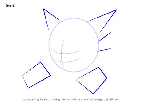 How to Draw Haunter from Pokemon GO (Pokemon GO) Step by Step ...