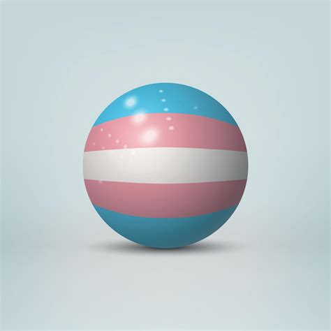 D Ball With Flag Of Transgender Pride Vector Art At Vecteezy