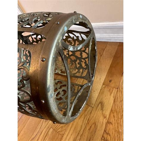 1960s Asian Vintage Brass Garden Stool Chairish