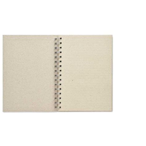 Carnet Spirales Personnalisable A En Papier D Herbe Spiroscript