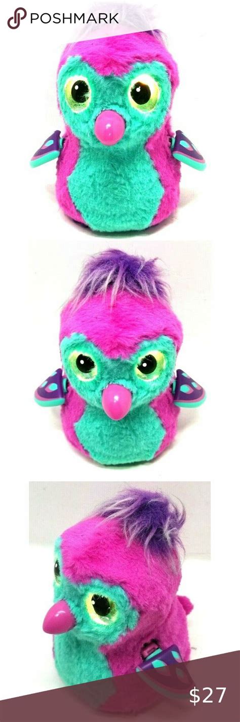 Spin Master Hatchimal Plush Interactive Toy Pink Teal Penguala Tested G7