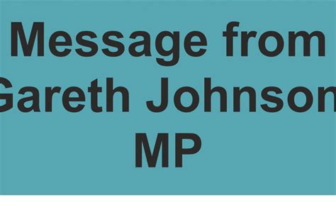 Notice from Gareth Johnson MP, on behalf of MPs in Kent - Dartford Living