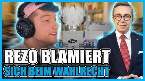 Rezo Blamiert Sich Beim Wahlrecht Youtube