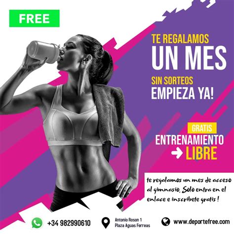 Te Regalamos Un Mes Gratis Deporte Free