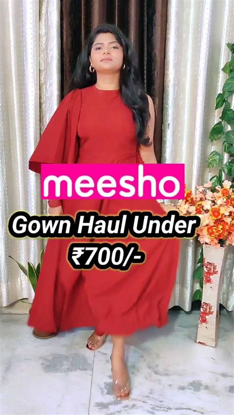 Meesho Gown Haul Under Rs Women Wedding Guest Dresses Evening