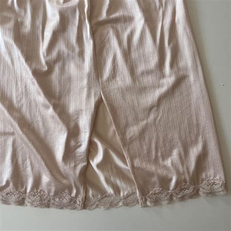 Nude Lace Coquette Half Slip Skirt Brand Jc Depop