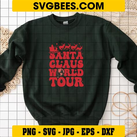 Santa Claus World Tour SVG SVGbees