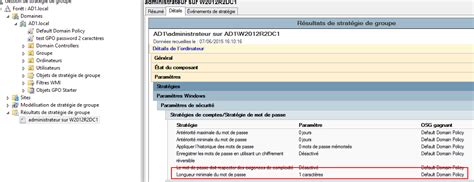 Stratégie de mot de passe dans un domaine Active Directory Philippe BARTH