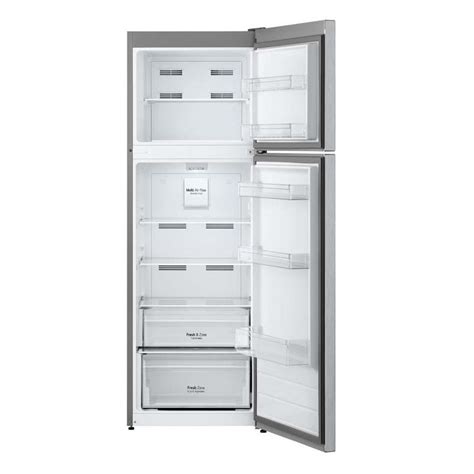 Lg Refrigerator 310 Liter Top Mount Freezer Silver Multi Air Flow