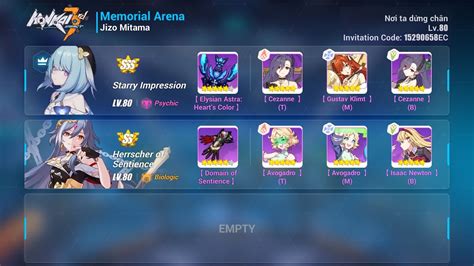 Honkai Impact 3 SEA Memorial Arena Master Jizo 31946 38336 SI HoS