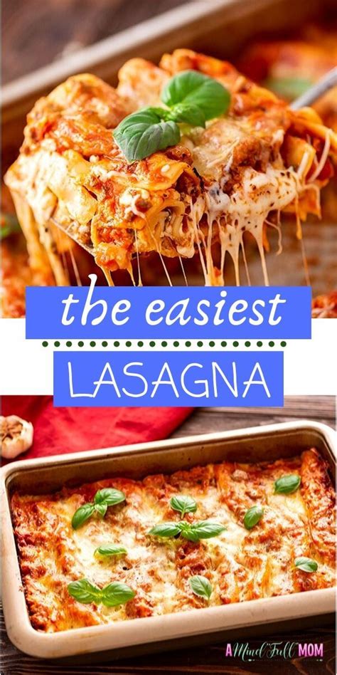 Easy Homemade Lasagna Artofit