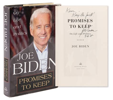 Joe Biden Signed Book - Promises to Keep | RR Auction