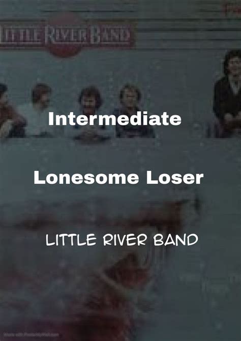 Lonesome Loser Little River Band Tab And Notation Greg S Transcripts