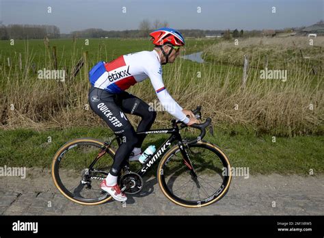 Czech Zdenek Stybar Of Team Ettix Quick Step Pictured In Action