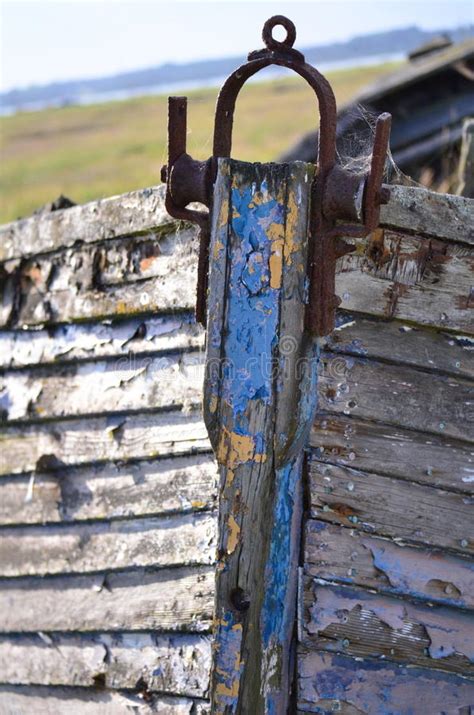 Bow of a Shipwreck Wtrabness Estuary Stock Photo - Image of estuary, peeling: 97233632