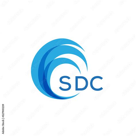 Sdc Letter Logo Sdc Blue Image On White Background Sdc Monogram Logo