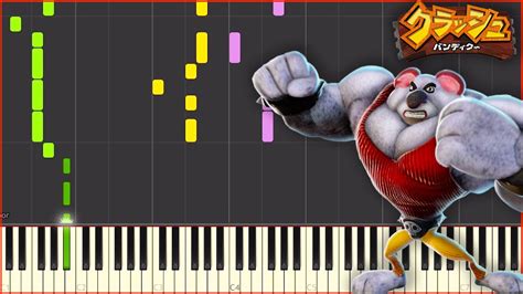 Koala Kong Japansese Crash Bandicoot Piano Tutorial Synthesia