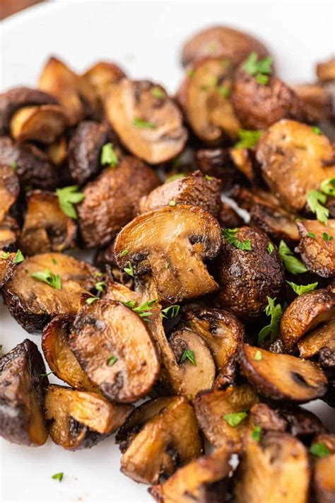 Air Fryer Mushrooms Recipe Build Your Bite