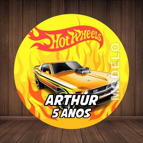 Adesivo Latinha Hot Wheels Elo Produtos Especiais